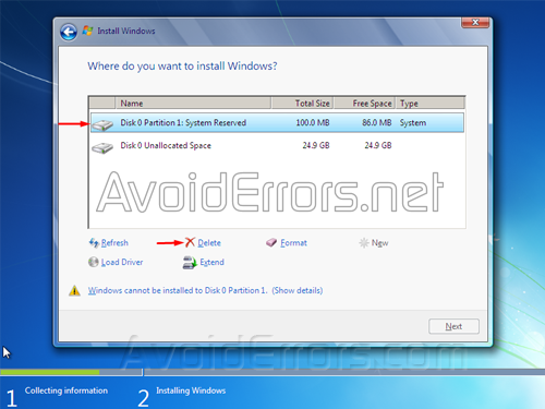 How to format and Reinstall Windows 7 10