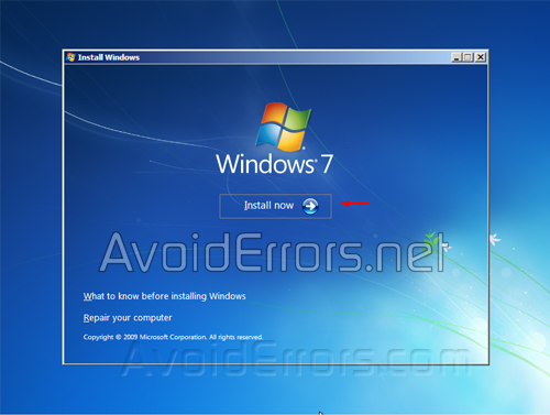 How to format and Reinstall Windows 7 6