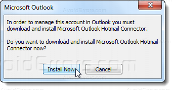 Access Hotmail & Live Email Accounts from Outlook 2010