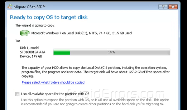 Migrate to a Solid State Drive Without Reinstalling Windows3