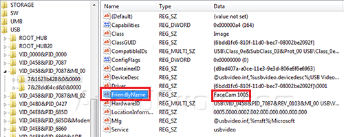 Customize name device manager 5