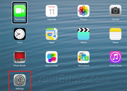 Reset iDevice Home Screen 1