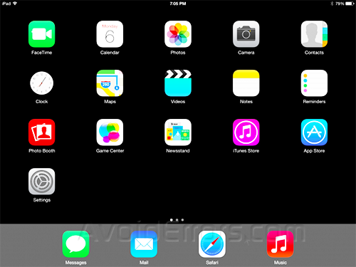 Reset iDevice Home Screen 4