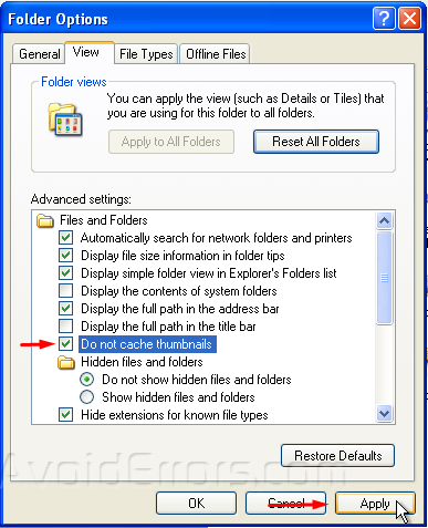 Clear the Thumbnail Cache in Windows 3