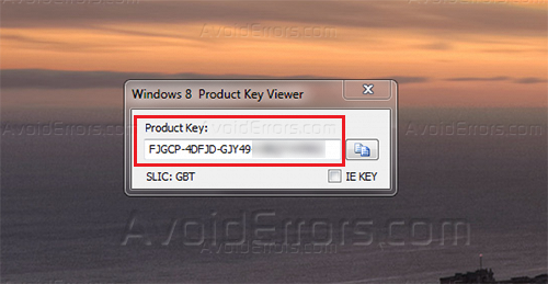 Find Product Key 3