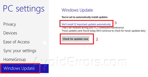 Windows 8 update manually