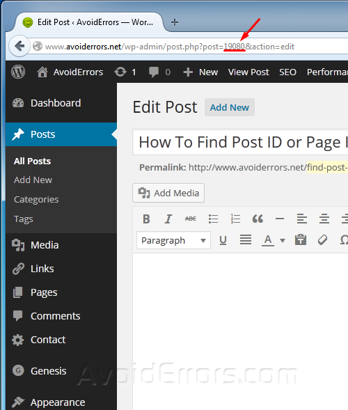 How To Find Post ID or Page ID in WordPress 1