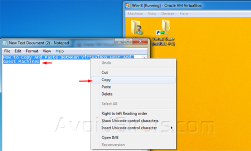 How to Copy And Paste Between VirtualBox Host And Guest Machines 13