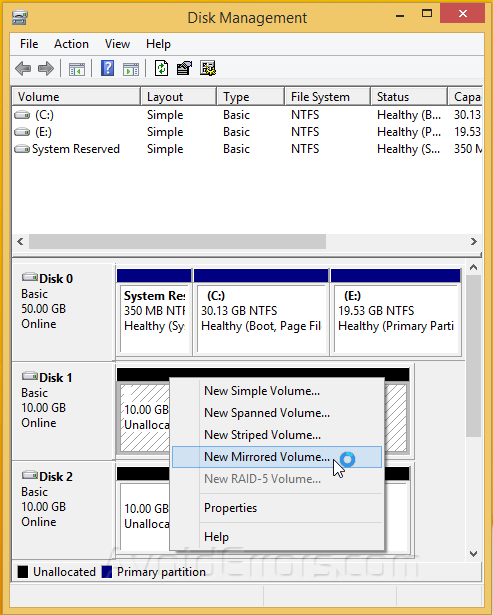 Use Drive Mirroring for Instant Backup in Windows 8 22