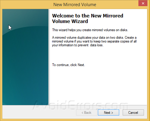 Use Drive Mirroring for Instant Backup in Windows 8 33
