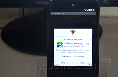 Wi-Fi Passwords on Android 4