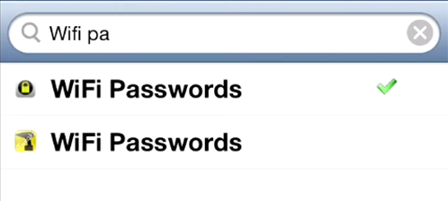 Wi-fi-passwords iPhone