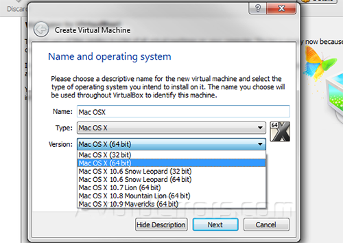 Install OS X Mavericks on Virtual Box with Niresh