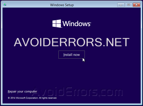 install Windows 10 Technical Preview 13