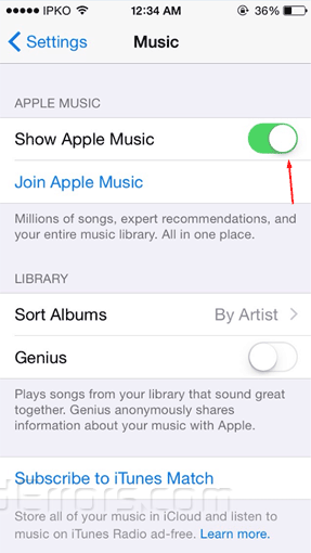 Remove apple music 17
