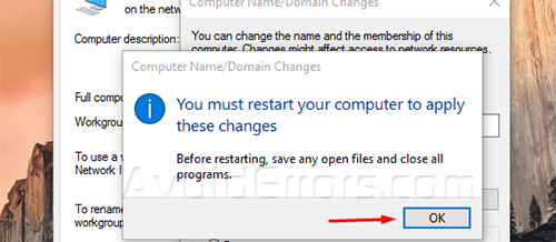 Change PC Name on Windows 10 4