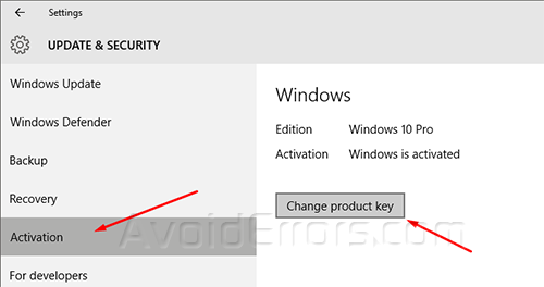 How To Activate Windows 10 With product key 3