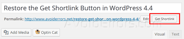 Restore-the-Get-Shortlink-Button-in-WordPress