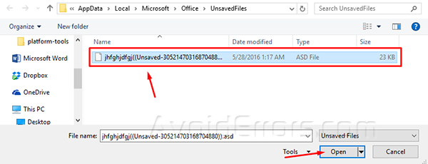 How to Recover an Unsaved Document on Microsoft Office 4