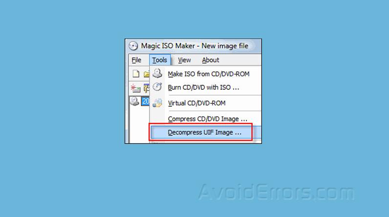 Uif File How to Decompress and Burn UIF Files - AvoidErrors