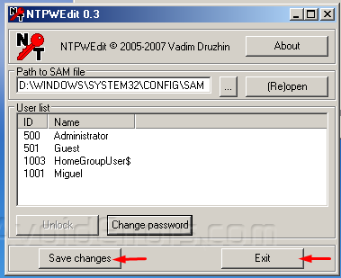 Reset Windows 8.1 Password4