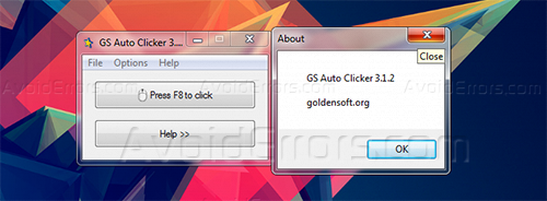 How To Autoclick Using Gs Auto Clicker Avoiderrors