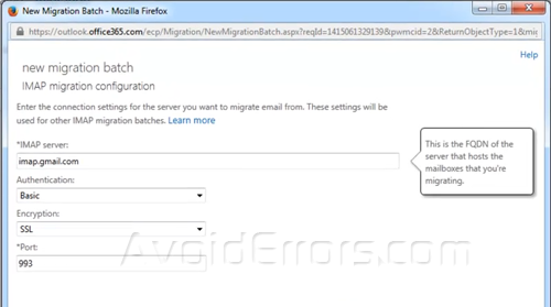 Migrate from Gmail to Office 365 - Exchange Online 4