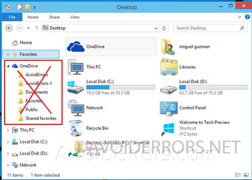 Disable OneDrive Integration in Windows 8.1 and Windows 10