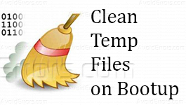 How to Automatically Clear Temp Folder on Startup