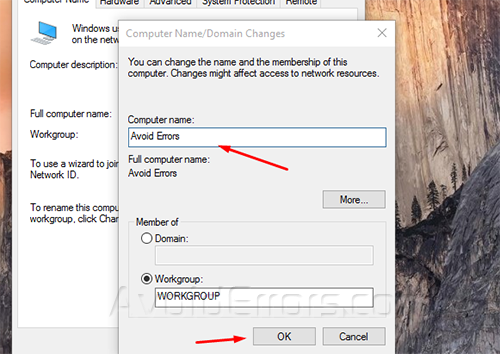 How to Change PC Name on Windows 10 - AvoidErrors
