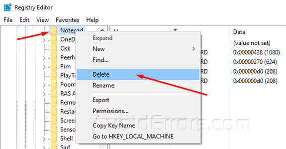 How to reset Notepad to default settings on Windows 10 3