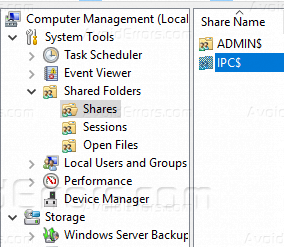 Server 2016 – Disable Windows Default Shared Drives and Folders