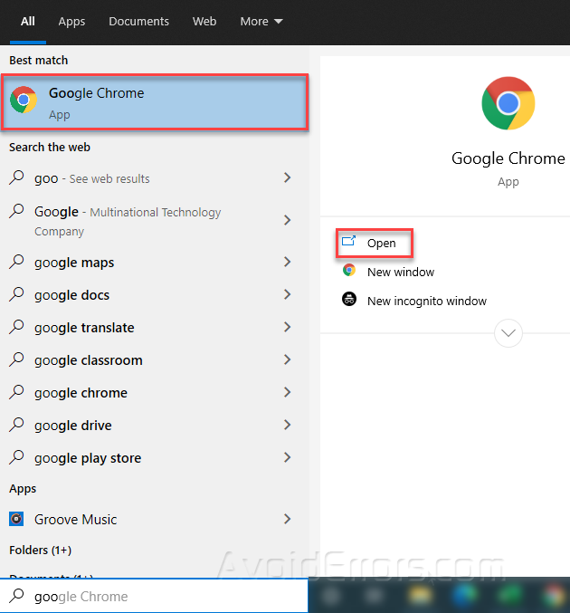 Change Default Search Engine in Google Chrome AvoidErrors