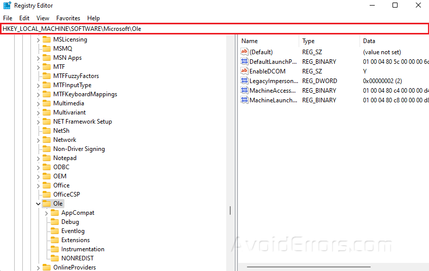 How to Fix the DistributedCOM Error 10016 in Windows 11 - AvoidErrors